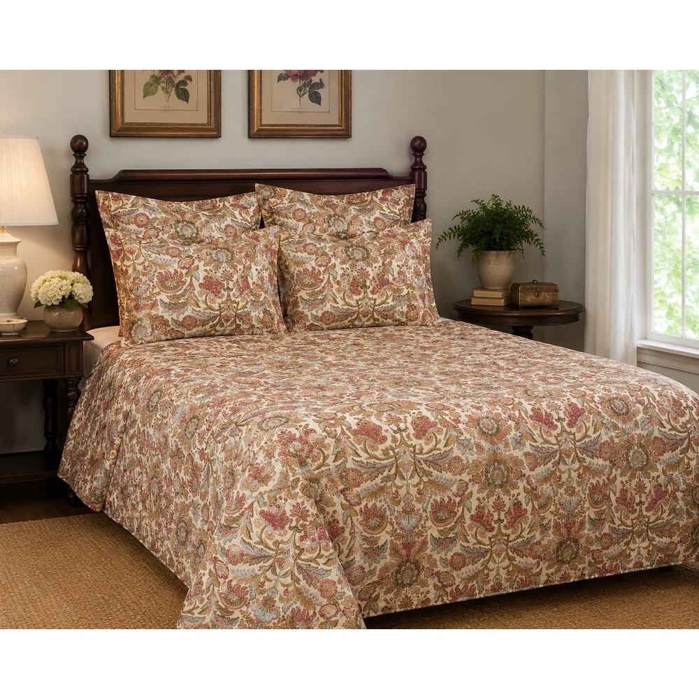 Vintage Ralph Lauren Chapman Paisley Full Queen Comforter 4 Standard Pillowcases
